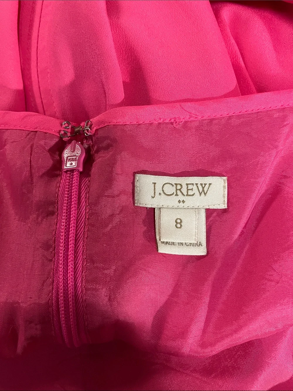 J. Crew Hot Pink Mini Sun Dress Woman’s Size 8 | EUC